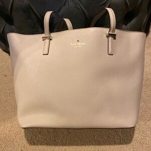 Kate spade tote bone ivory